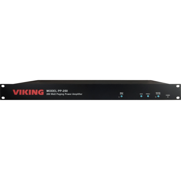 Amplificador de potencia de 250 WATT y 70 V para llamadas de emergencia
